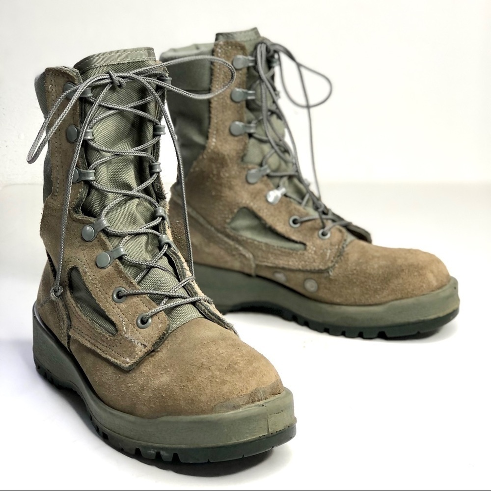 Belleville Shoe Company Hot Weather military tactical combat boots khaki 6.5